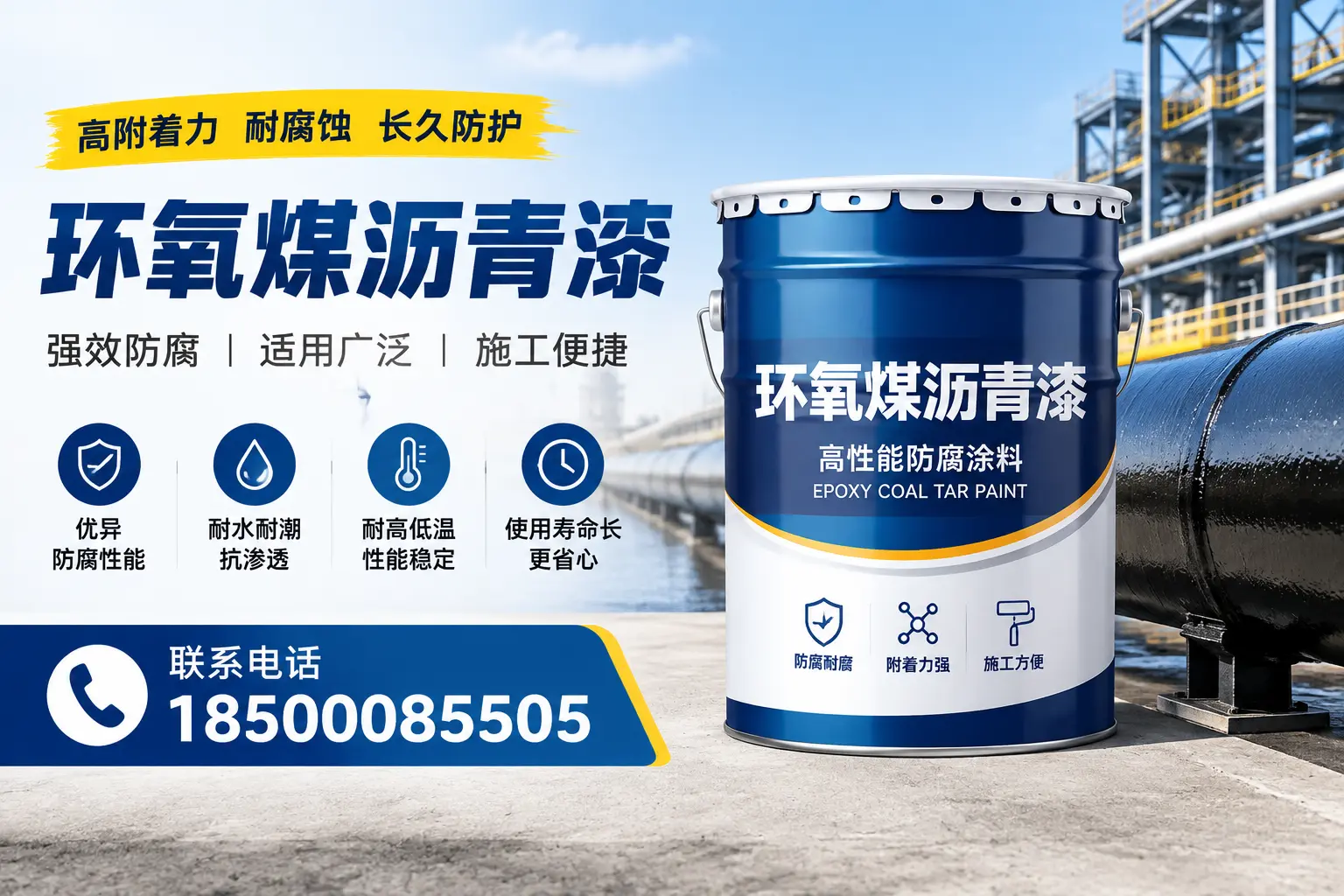 环氧煤沥青漆的环保特性与市场前景